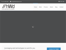 Tablet Screenshot of hwdevelopment.com